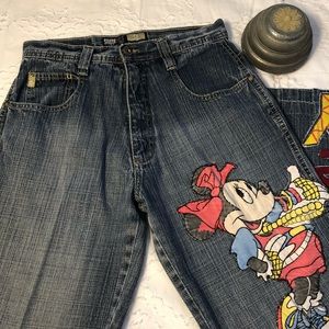 South Pole Mickey Mouse jeans